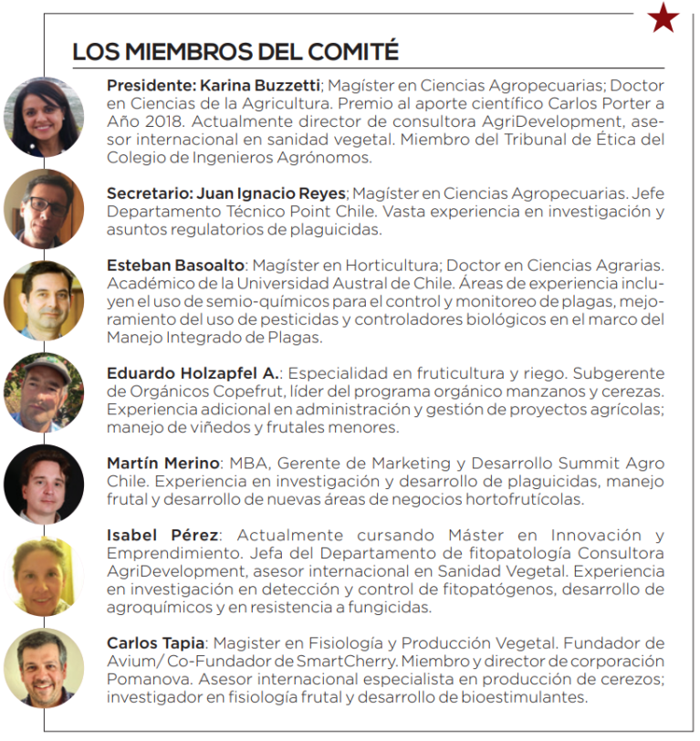 Creación del Comité de Plaguicidas del Colegio de Ingenieros Agrónomos de Chile