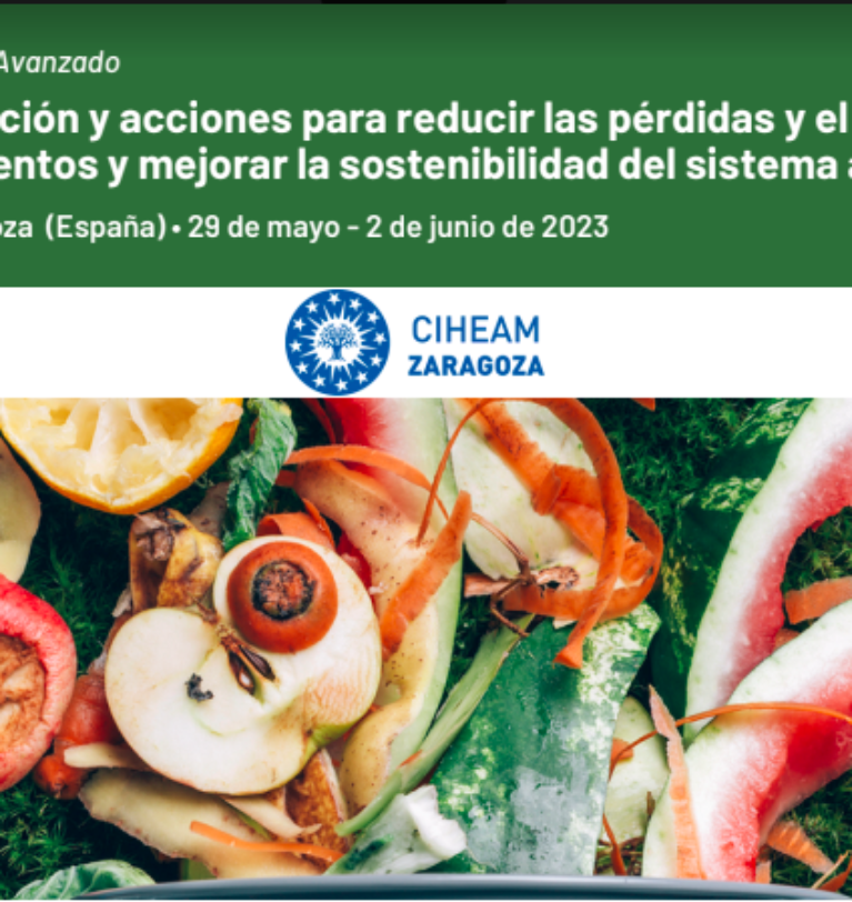CURSO AVANZADO|»Medición y acciones para reducir las pérdidas y el desperdicio de<br>alimentos y mejorar la sostenibilidad del sistema alimentario»