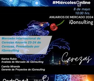 Mercado internacional de Cerezas Anuario 23-24, Presentado por Iqonsulting
