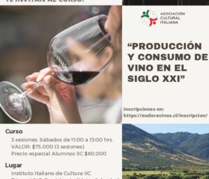 Curso “PRODUCCIÓN Y CONSUMO DE VINO EN EL SIGLO XXI”