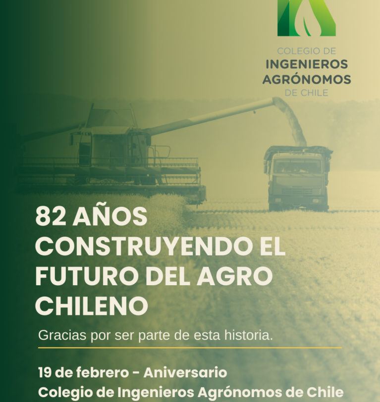 El Colegio de Ingenieros Agrónomos de Chile celebra 82 años impulsando el desarrollo del agro y proyectándose hacia el futuro